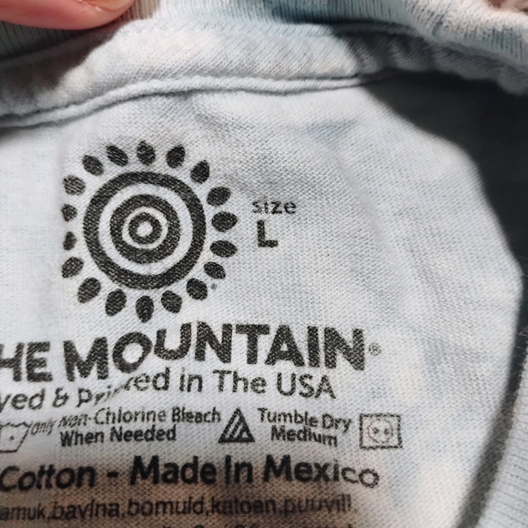 The Mountain Colorful Dog Tie-Dye T-Shirt - Picture 4 of 7